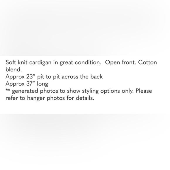 Black Tape Small Knit Long Cardigan - Picture 9 of 9